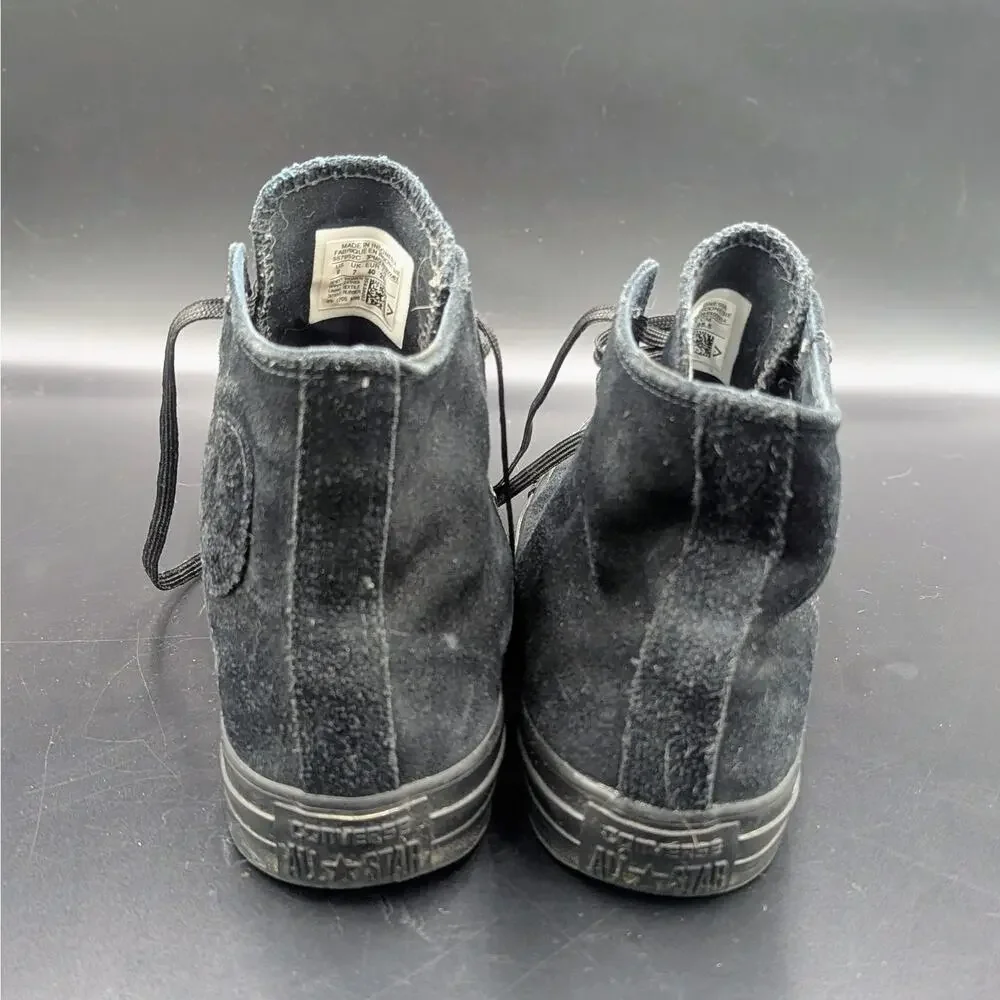 Converse Chuck Taylor All Star Counter Climate Black Suede High Top Sneakers